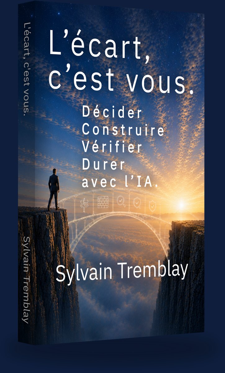 L'écart, c'est vous., broché, vu de trois quarts